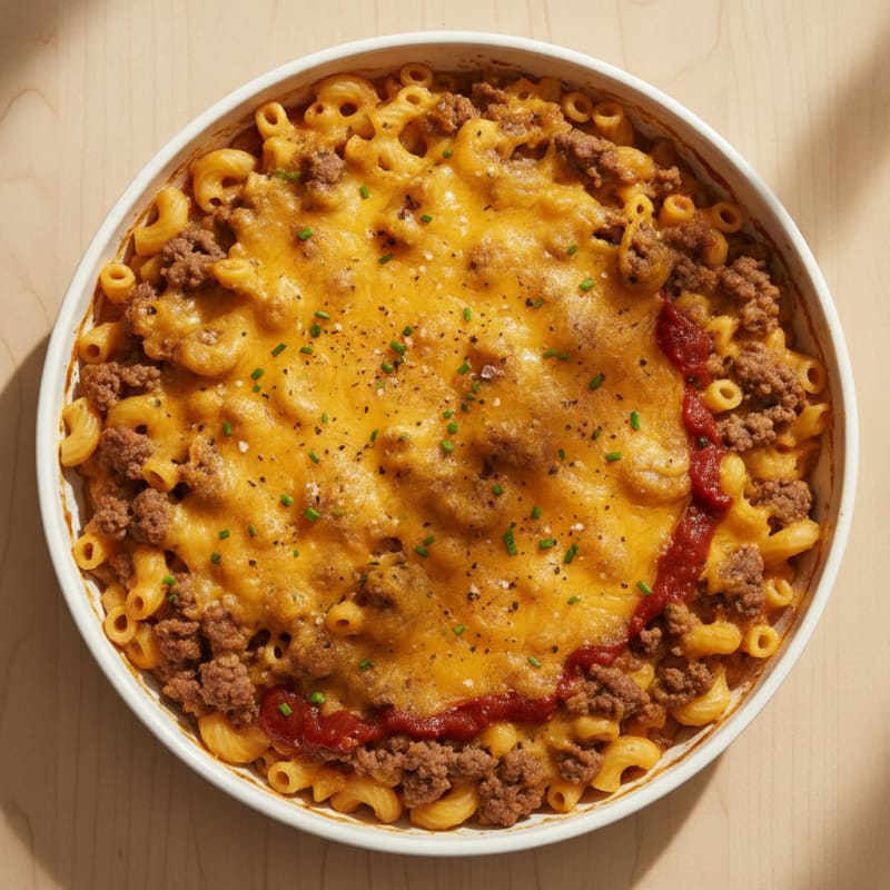 Classic Cheeseburger Macaroni Skillet