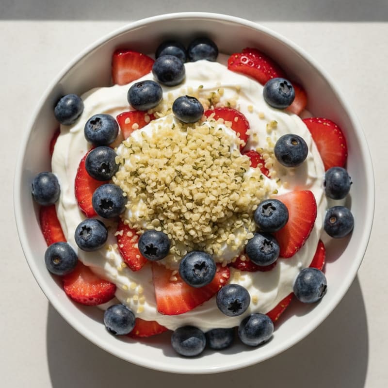 Greek Yogurt Protein Parfait with Berries