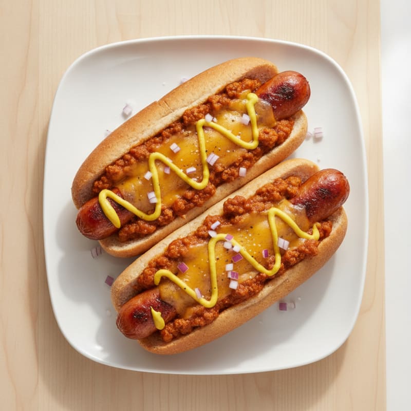 Classic Chili Cheese Hot Dogs