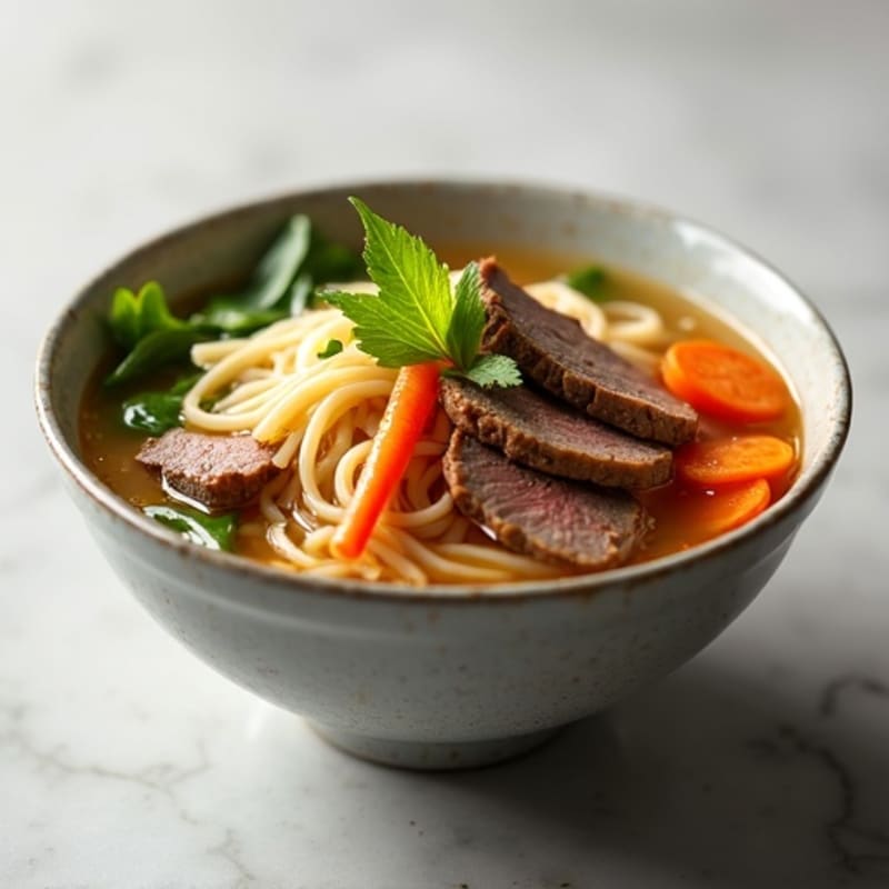 Ginger-Lemongrass Beef Noodle Soup