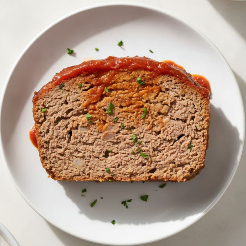 Classic Homestyle Meatloaf with Tomato Glaze