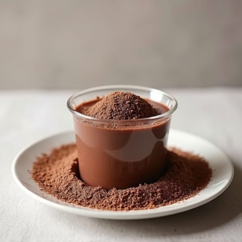 Silky Chocolate Protein Pudding with Chia Seeds