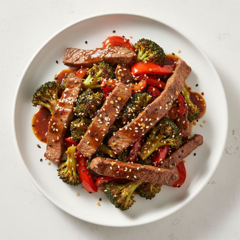 Sesame Beef and Broccoli Stir-Fry