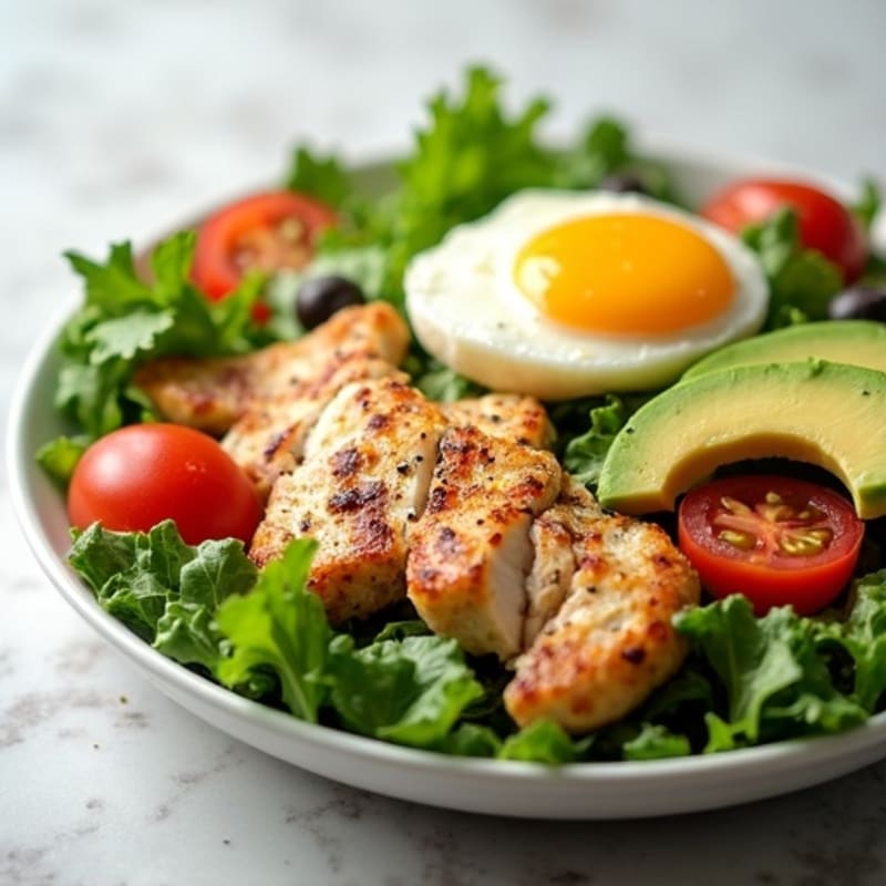 Healthy Fresh Chicken Cobb Salad