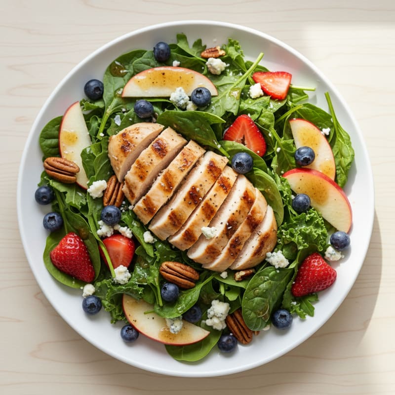 Grilled Chicken Pecan Salad
