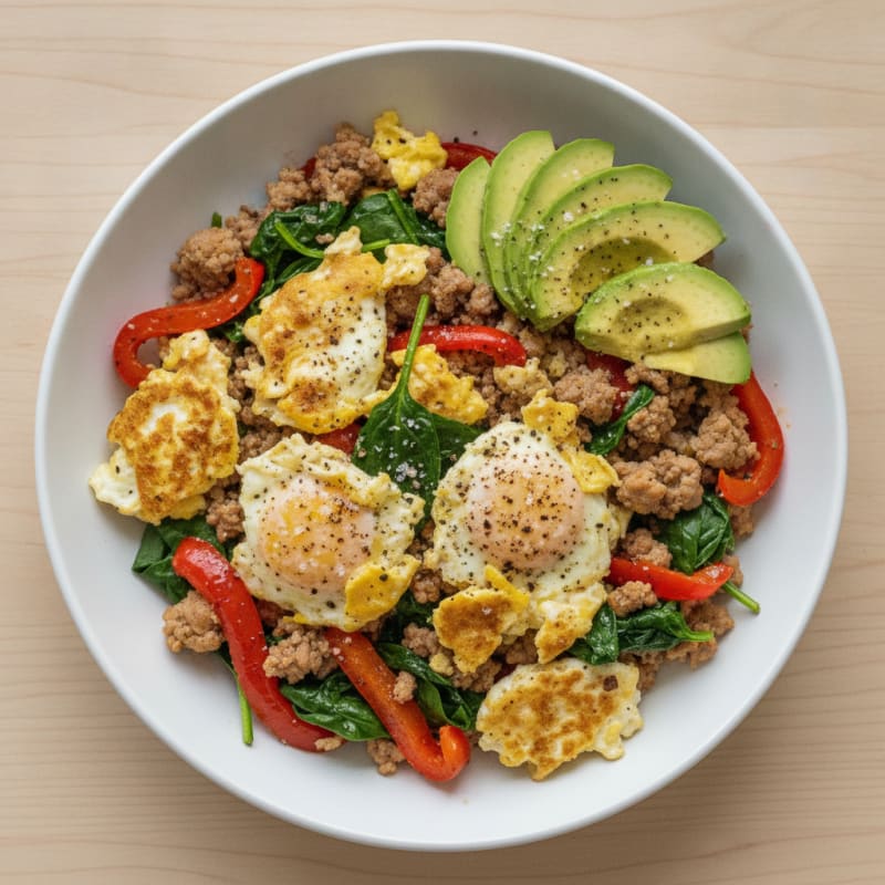 Four-Egg Protein Power Bowl