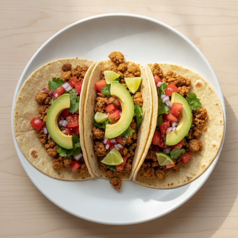 Ground Turkey Tacos with Fresh Salsa
