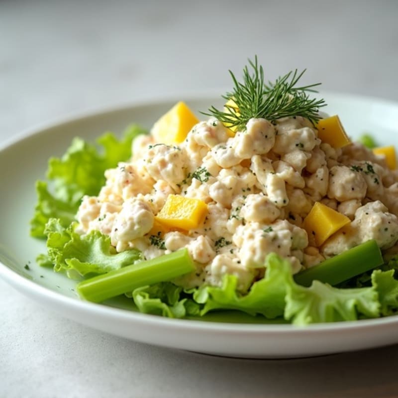 Creamy Lemon Dill Tuna Salad