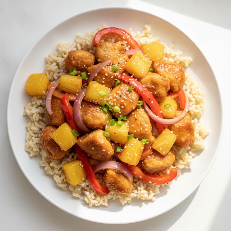 Sweet and Sour Chicken with Pineapple