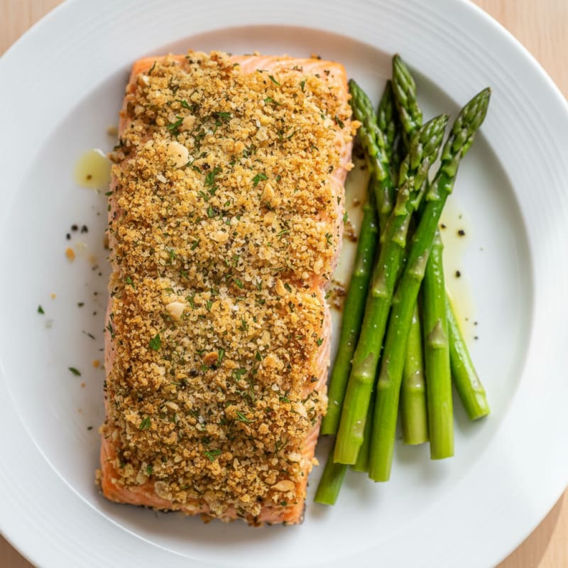 Herb-Crusted Baked Salmon