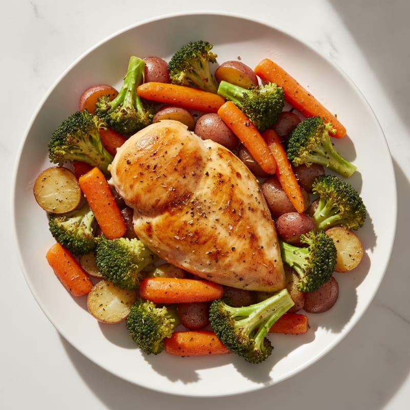 Sheet Pan Herb Chicken and Vegetables