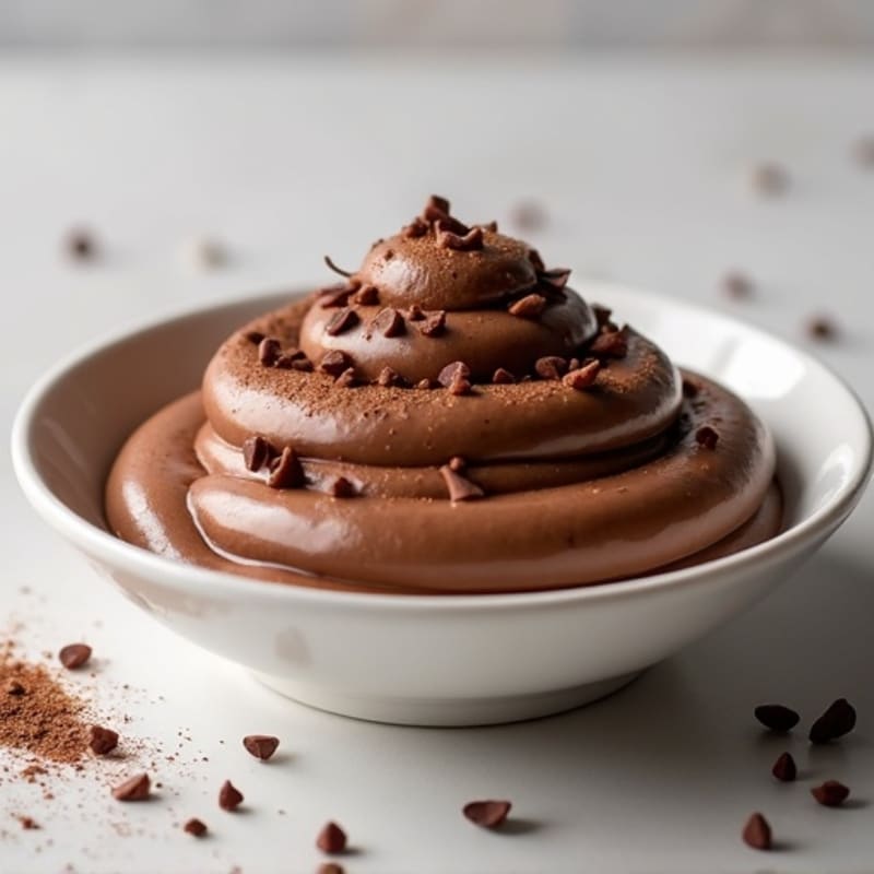 Silky Chocolate Protein Pudding with Greek Yogurt