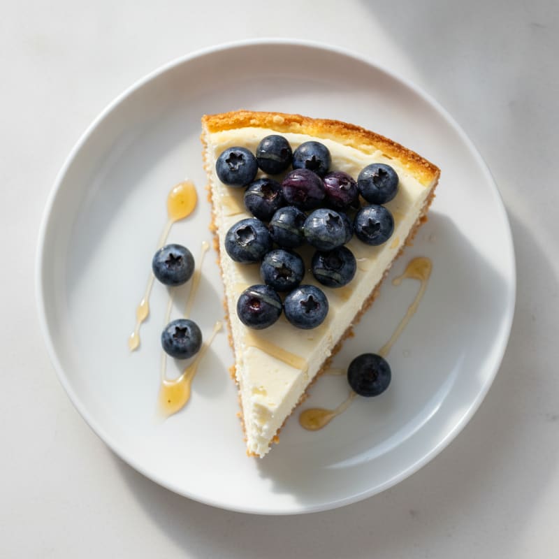 Creamy Greek Yogurt Protein Cheesecake