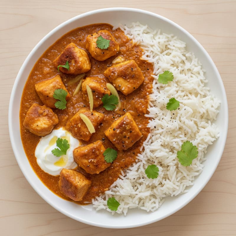 Spiced Butter Chicken with Basmati Rice