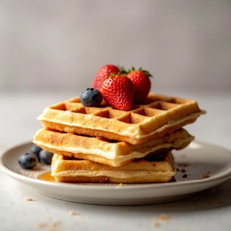 Protein-Packed Almond Flour Waffles