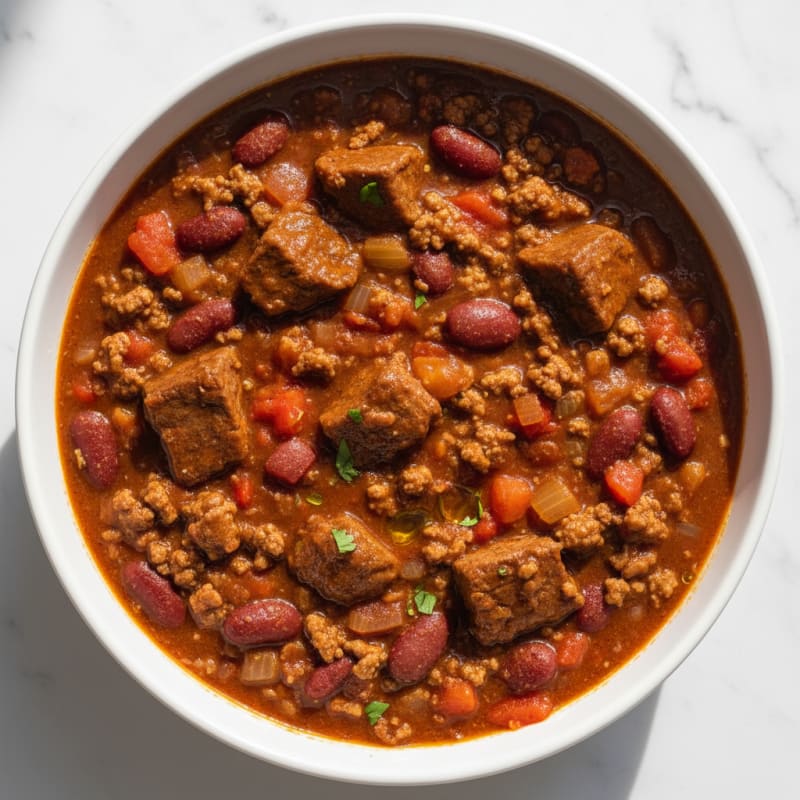 Hearty Slow Cooker Beef Chili