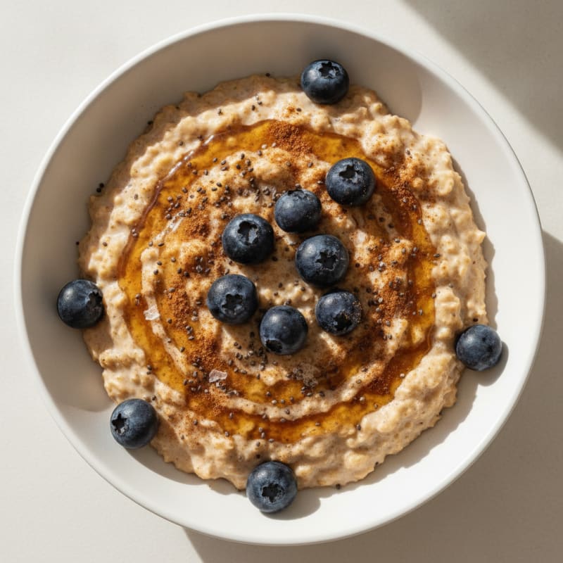 Maple Berry Protein Oatmeal