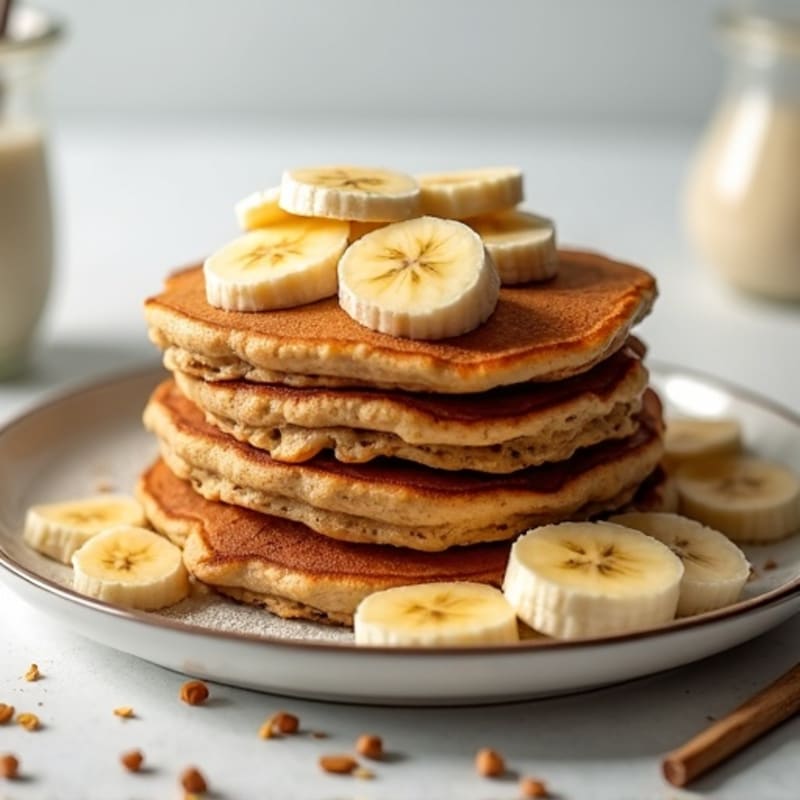 Protein-Packed Fluffy Whole Grain Pancakes