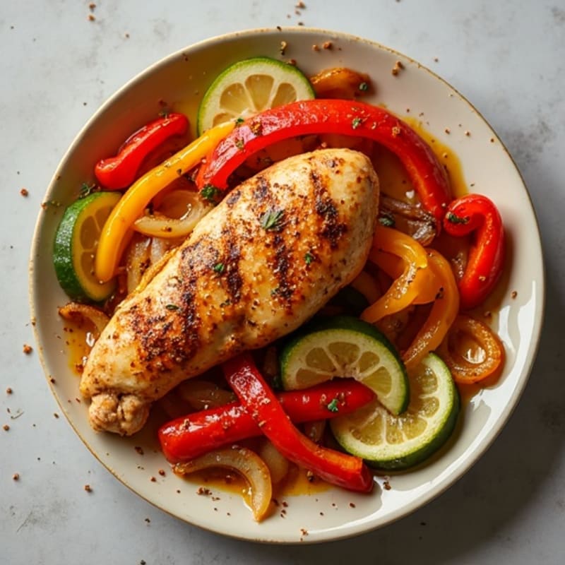 Sheet Pan Chicken Fajitas