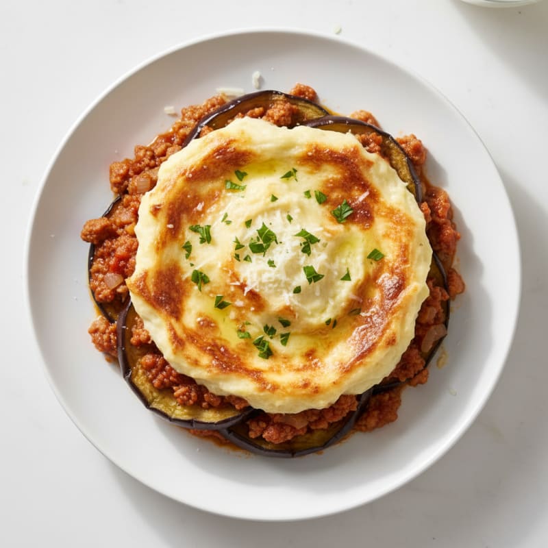 Classic Lamb Moussaka with Béchamel