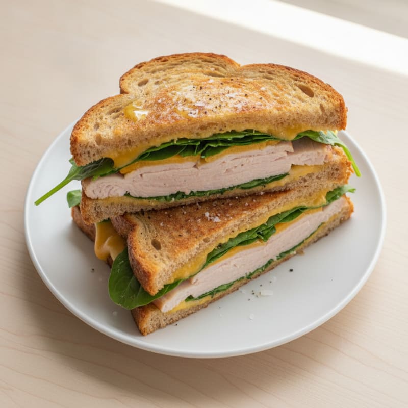 Triple-Decker Turkey & Sharp Cheddar Melt