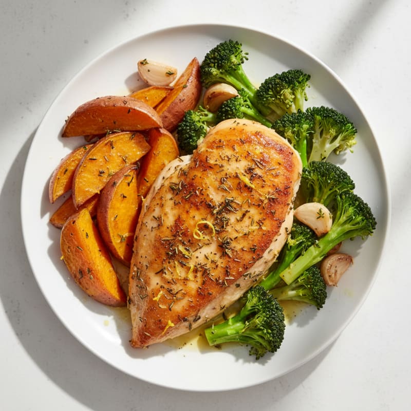 Crispy Lemon-Herb Roasted Chicken