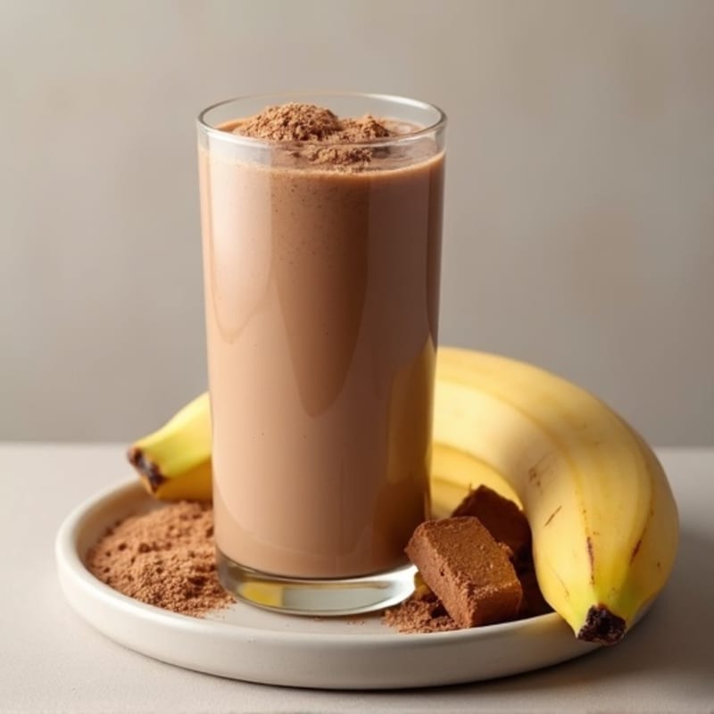 High-Protein Creamy Chocolate Peanut Butter Smoothie