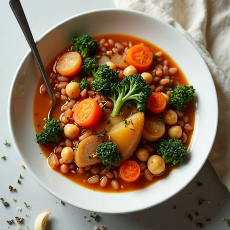 Hearty Root Vegetable and Lentil Stew