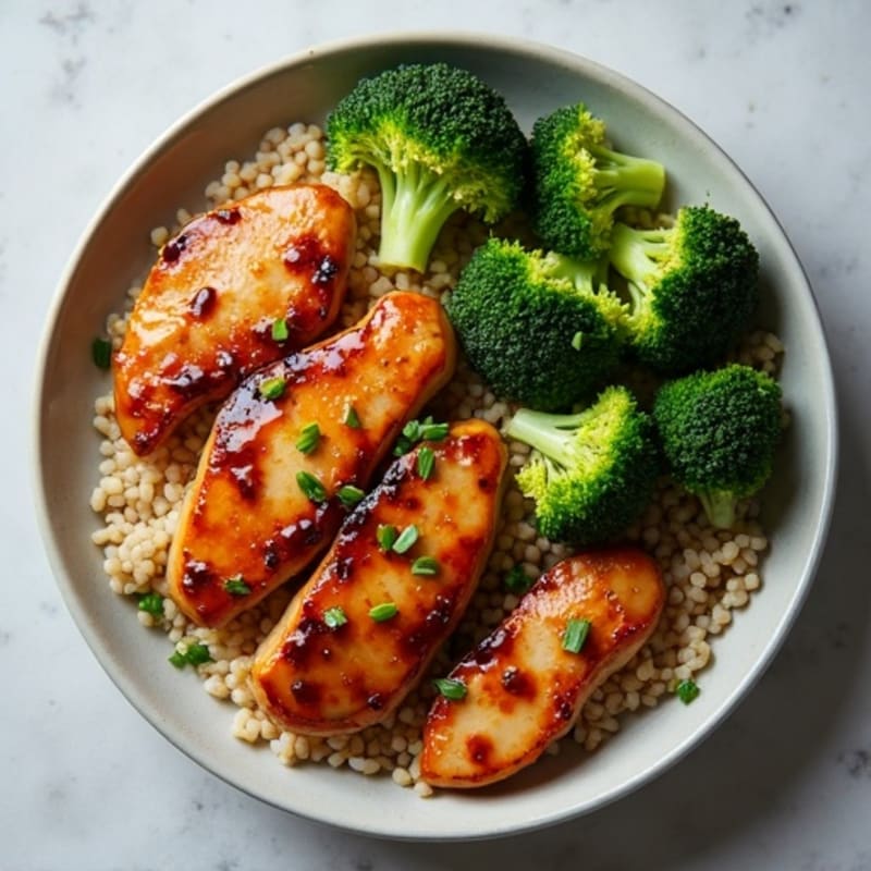 Sticky Teriyaki Chicken with Roasted Broccoli