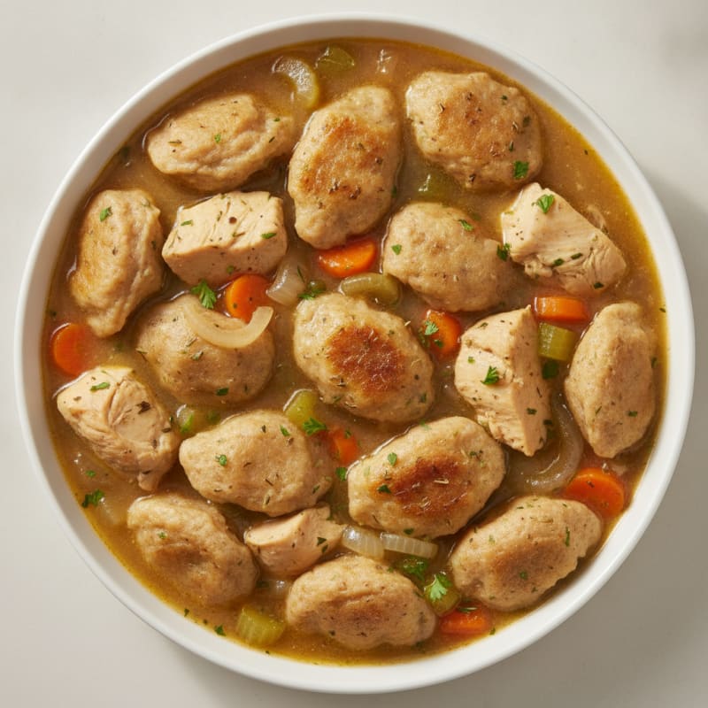 Homestyle Chicken and Herb Dumplings