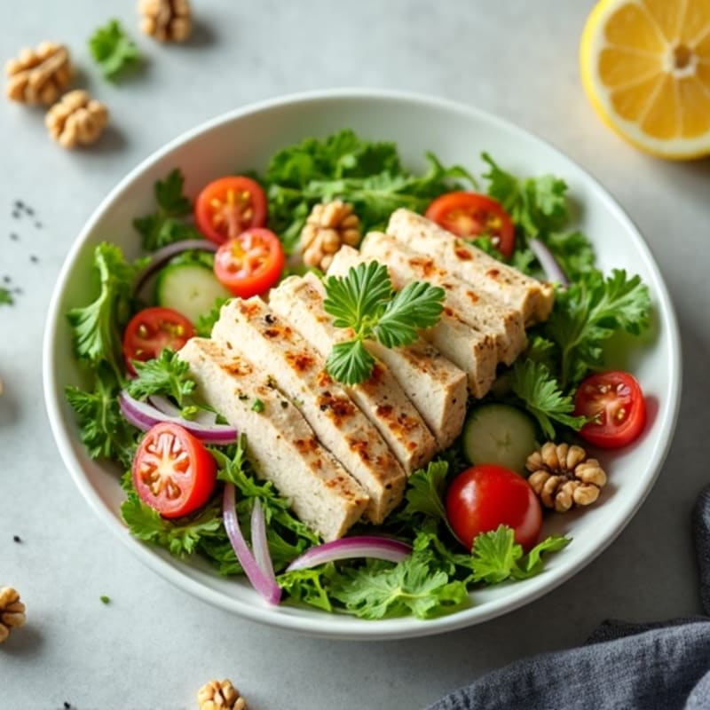 Lemon Herb Tuna Salad with Crisp Greens