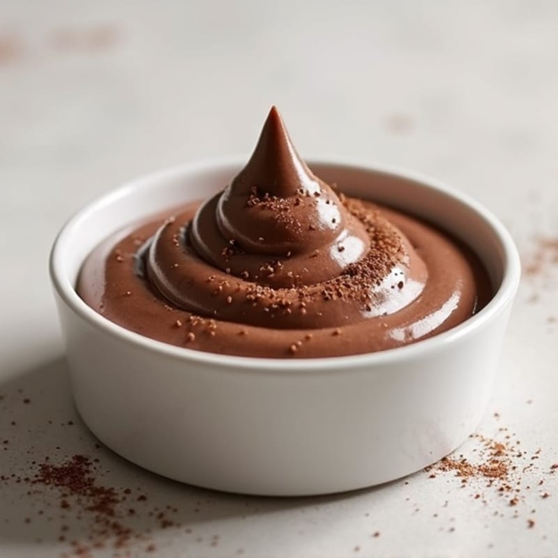 Silky Chocolate Protein Pudding with Greek Yogurt