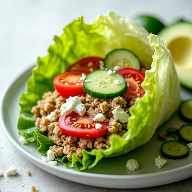 Fresh Turkey Avocado Lettuce Wrap