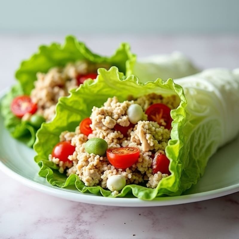Creamy Avocado Turkey Lettuce Wrap