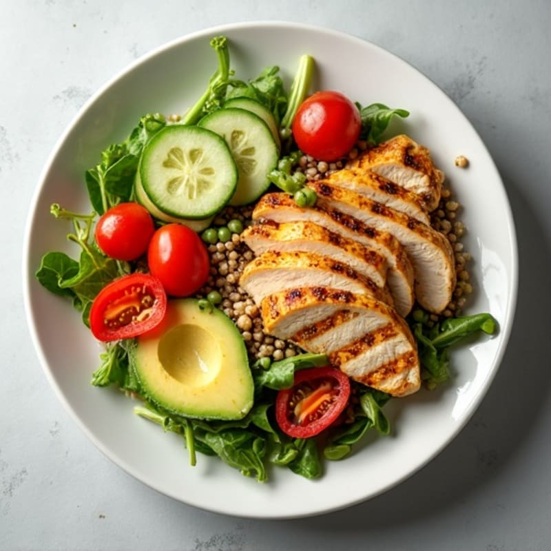 Grilled Chicken and Quinoa Power Salad