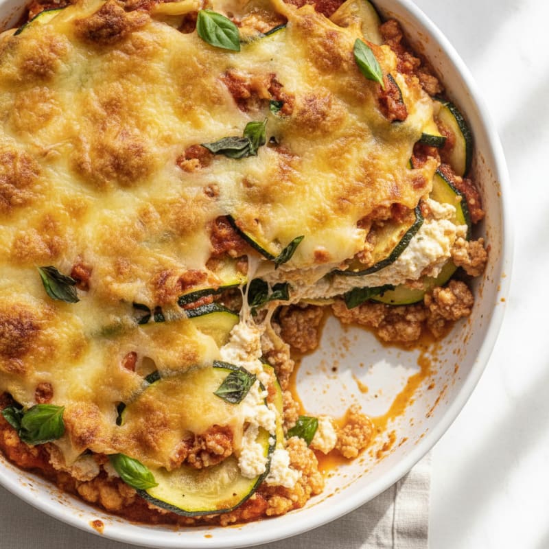 Zucchini Lasagna with Ricotta and Herbs