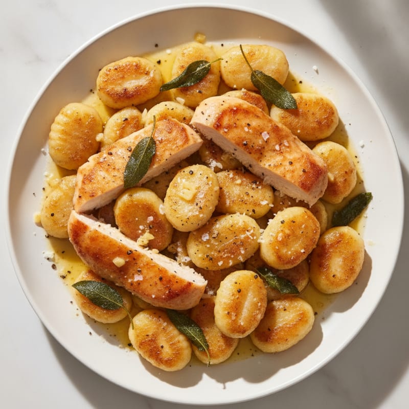 Ricotta Gnocchi with Sage Butter Sauce