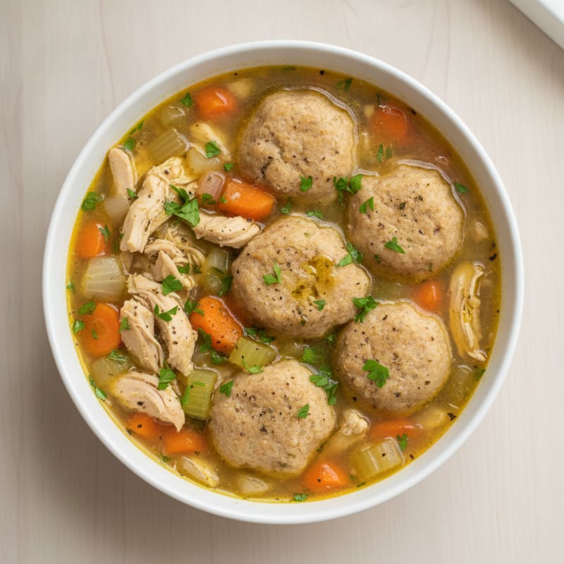 Homestyle Chicken and Herb Dumplings