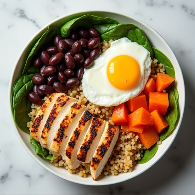 Triple Protein Power Bowl with Quinoa