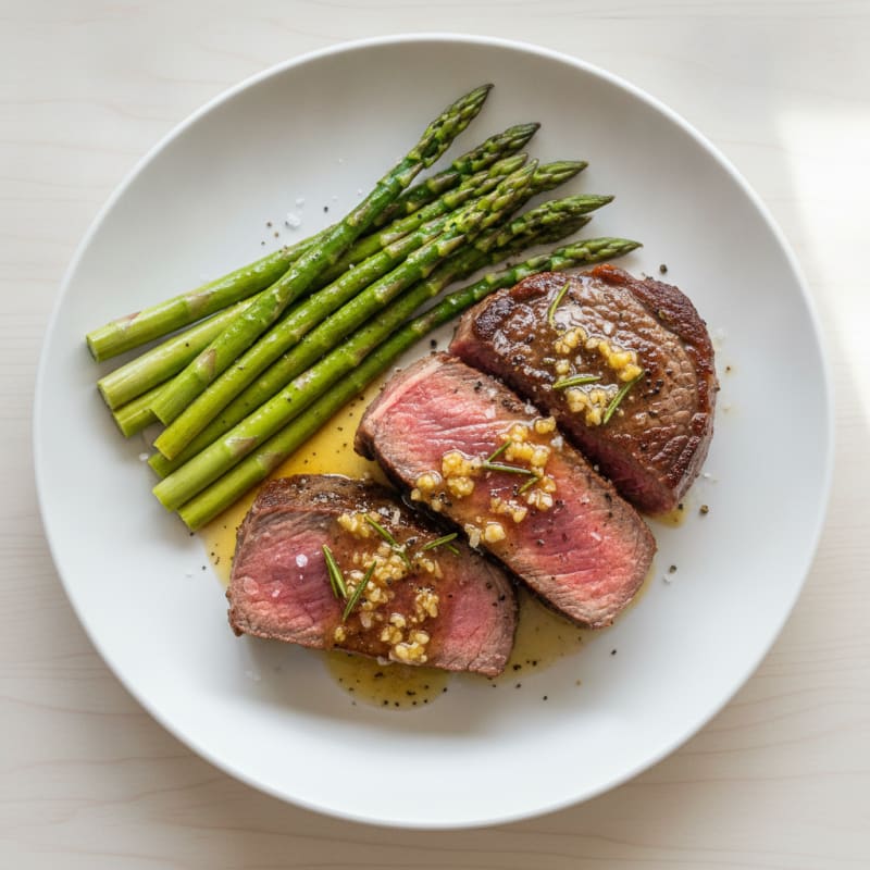 Garlic Butter Pan-Seared Steak