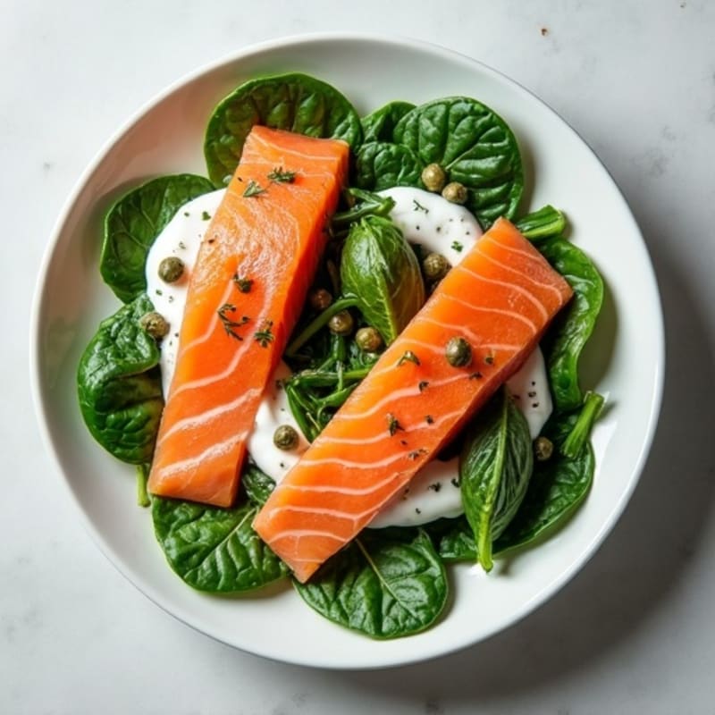 Smoked Salmon and Creamy Dill Power Plate