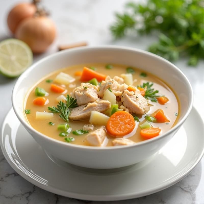 Creamy Chicken and Vegetable Soup