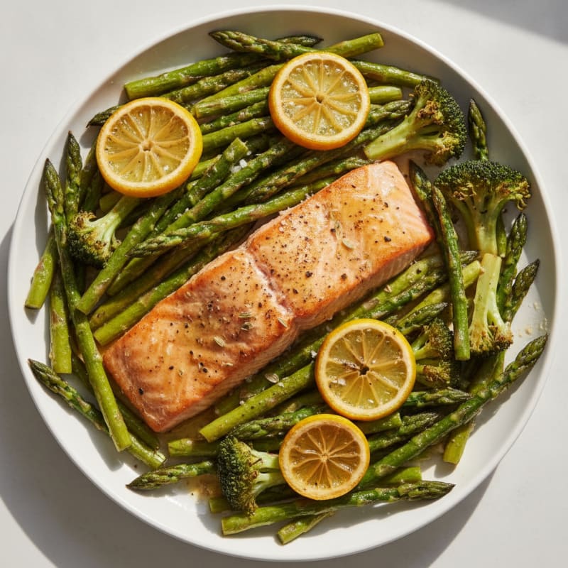 Sheet Pan Lemon Herb Salmon