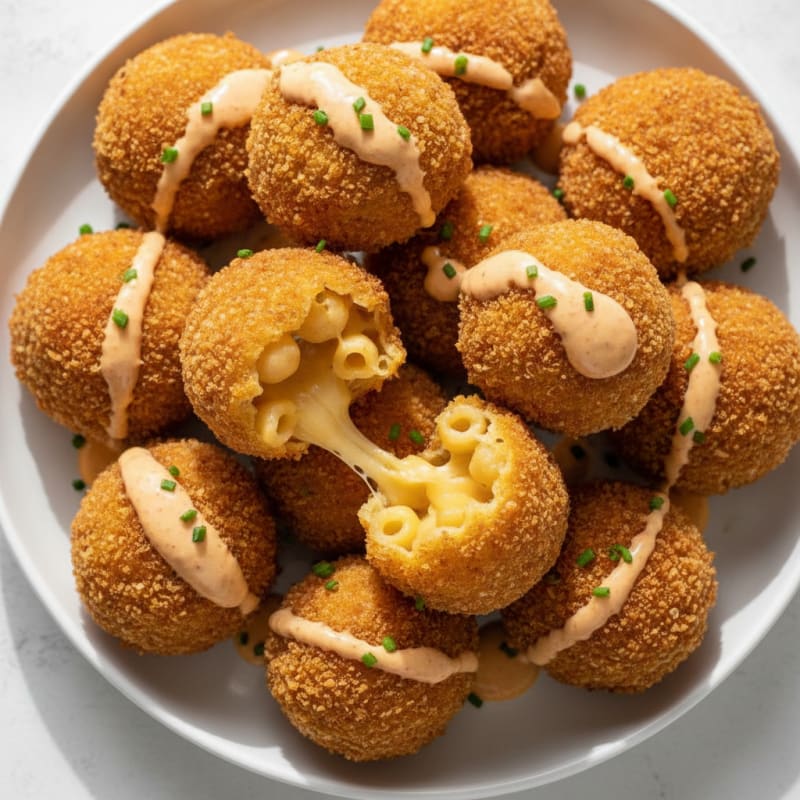 Deep-Fried Mac & Cheese Balls