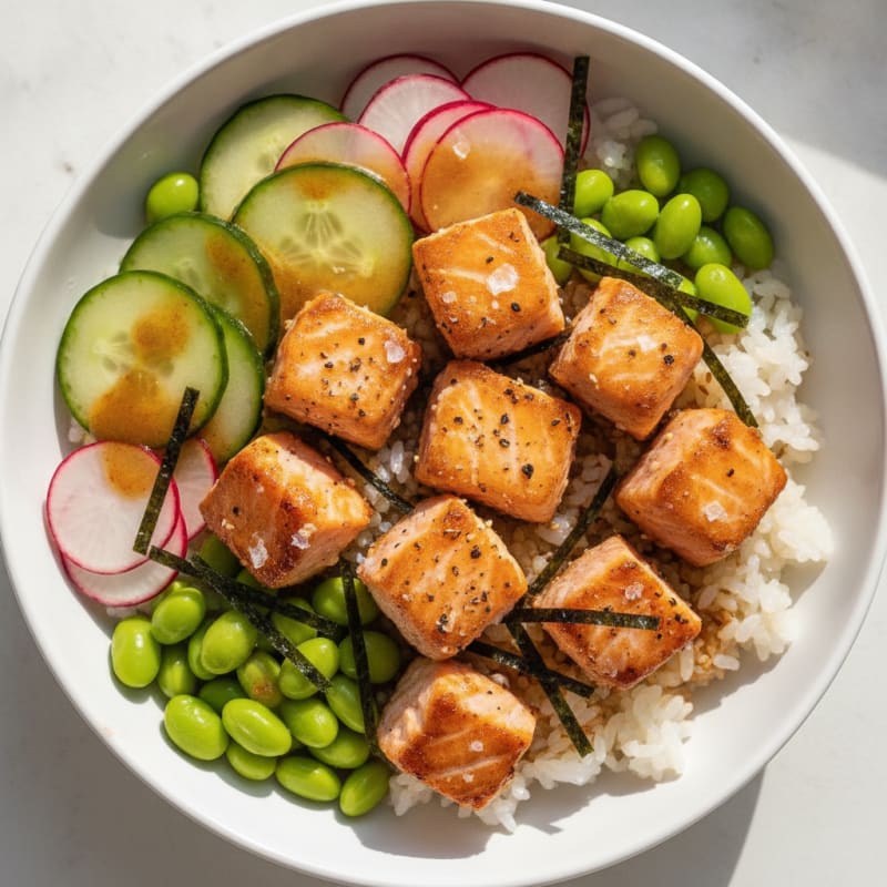 Salmon Sushi Rice Bowl