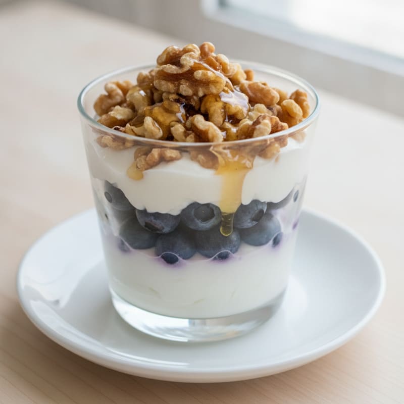 Greek Yogurt Blueberry Protein Parfait