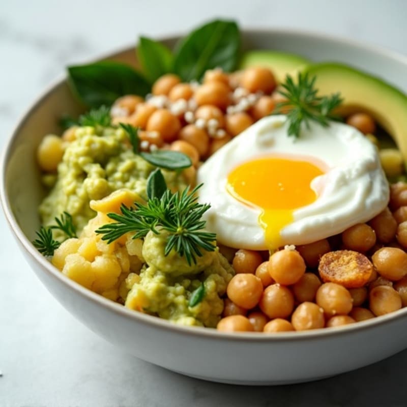 Creamy Potato Power Bowl with Avocado-Chickpea Mash