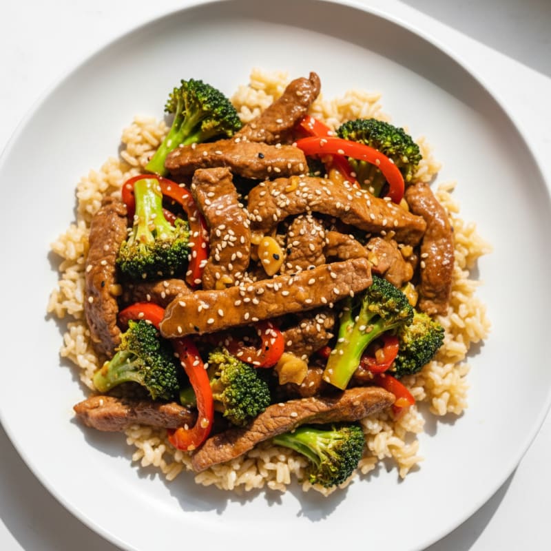 Tender Sesame-Ginger Beef Stir-Fry