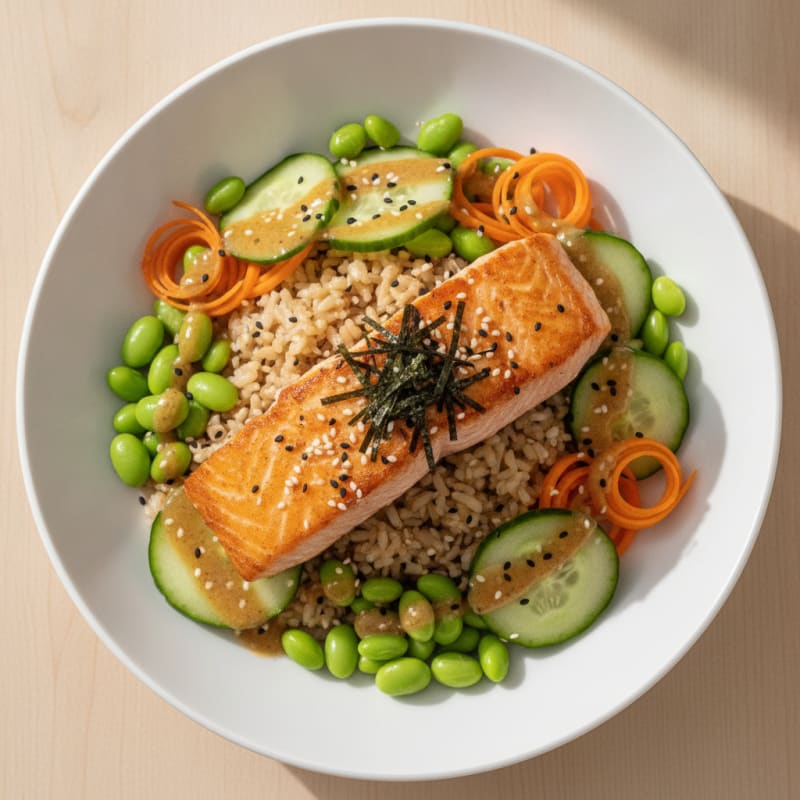 Salmon Sushi Rice Bowl