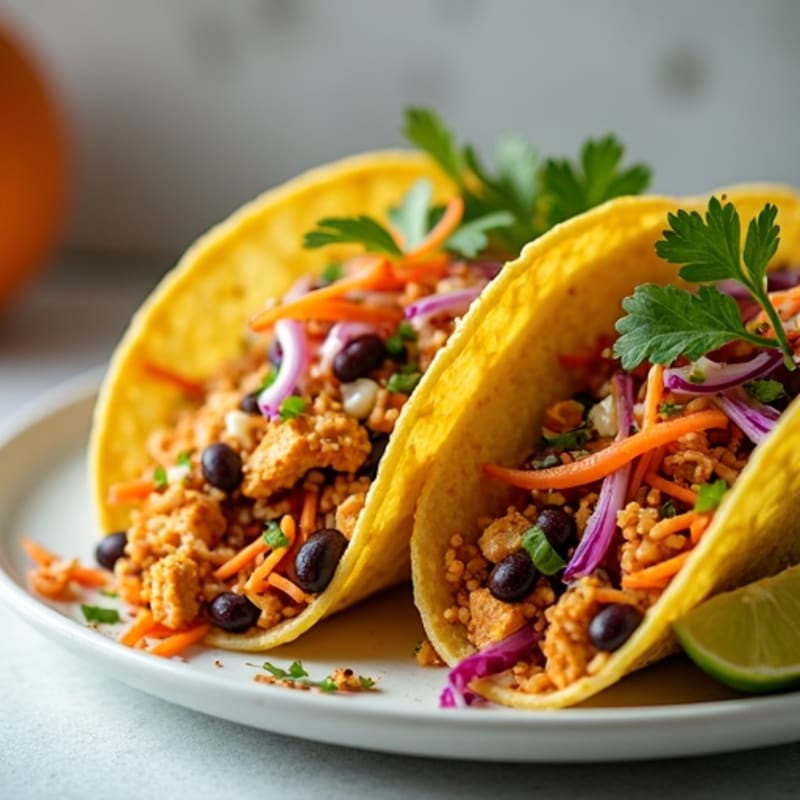 Easy Shredded Jackfruit Tacos with Fresh Slaw